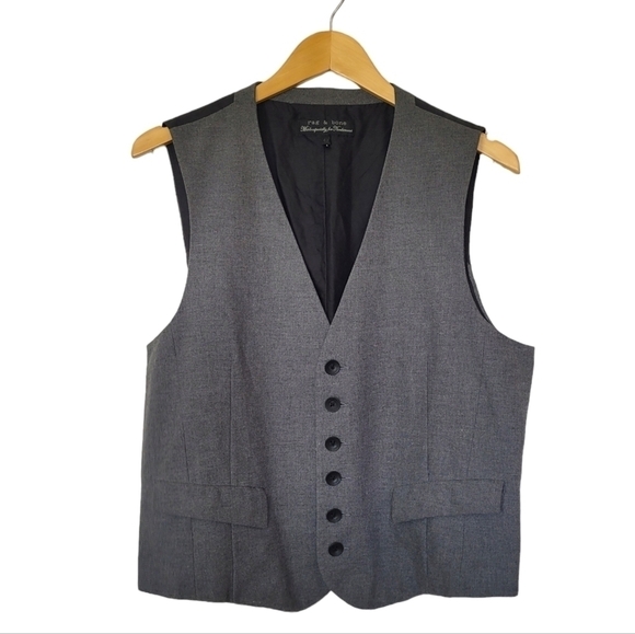Rag & Bone Button Down Vest - Picture 2 of 8